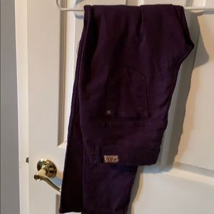 Purple skinny pants